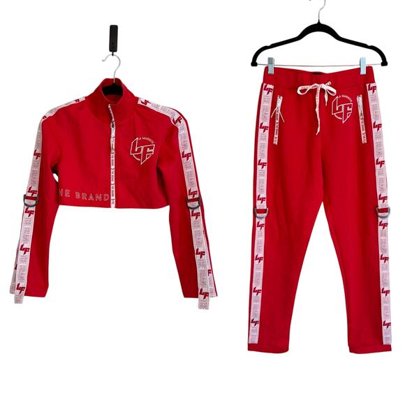 LF The Brand Jacket & Pants Track Suit Womens XS/S Urban Sportswear Streetwear - Picture 1 of 11